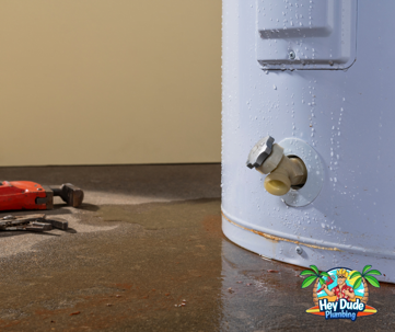 leaking water heater